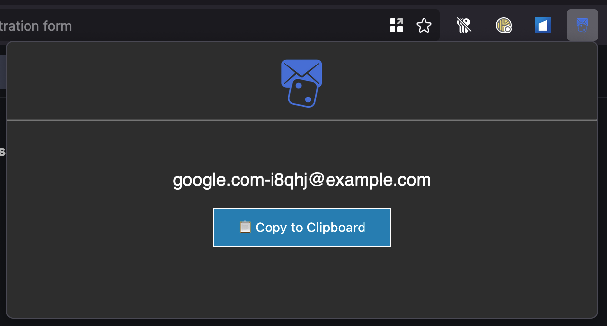 Masking Email Generator